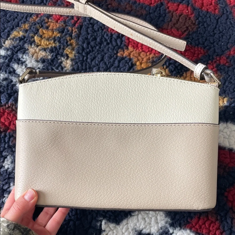 Kate Spade Cream and Tan Crossbody Bag - Picture 3 of 5